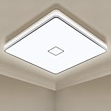 Airand Badlampe 24W LED Deckenleuchte Bad LED Deckenlampe IP44 Wasserdicht...