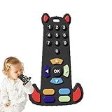 Beißring aus Silikon, Beißring für Babys in Form einer Fernbedienung...