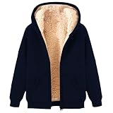 Jamicy Fleecejacke Herren Winterjacke Warme Übergangsjacke Einfarbig...