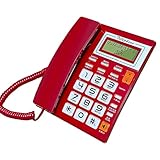 Maouira Großtastentelefon Für Senioren Kristall Festnetz Handel Anruf...