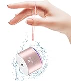 Xleader Dusche Bluetooth Lautsprecher Klein Musikbox mit Lichteffekten,...