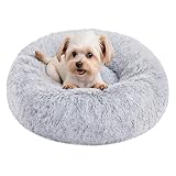 Feandrea Hundebett flauschig, Katzenbett, Donut Kissen, waschbar,...