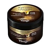 VISAGE Haarmaske Argan oil & Keratin Haarkur strapaziertes und trockenes...
