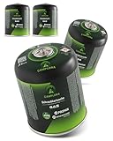 CAMPLORA 4x 450g Gaskartuschen passend für Weber Gasgrill Q100/1000-Serie,...