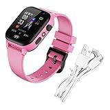 Pzuryhg Kinder-Handyuhr, 4G, Kinder-Smartwatch mit Kamera, GPS-Tracker,...