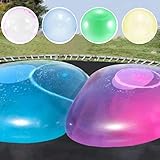 4er-Pack Wasserblasenball Wasserball transparenter Hüpfballon,...