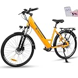 Molicycle E-Bike Damen 26 Zoll Tiefeinsteiger Trekkingrad E-Cityrad mit 36V...