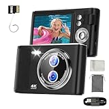 32GB Digitalkamera Kinder Fotokamera: 48MP Anti-Shake Kinderkamera Foto mit...