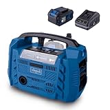 Scheppach Akku Kompressor Airforce 6 | Luftleistung 21 L/min | Arbeitsdruck...