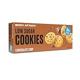 BODY ATTACK LOW SUGAR COOKIES - Chocolate Chip - 130 g - Köstliche Sorten...