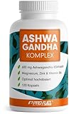 Ashwagandha Kapseln hochdosiert 120x - 600 mg Ashwagandha KSM-66® pro Tag...