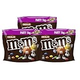 M&M'S Chocolate 3x 1kg Schokolinsen mit Zuckerüberzug Schokolade