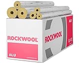 Steinwolle Rohrisolierung Rockwool 800 alukaschiert Rohrschale WLG 0,035...