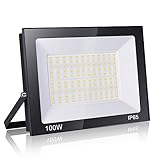 Probapro 100W LED Strahler Außen, IP65 Wasserdicht Außenstrahler LED...