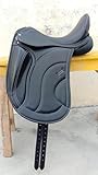 WILD RACE Leder-Dressur-Monoflap-Wechseleisensattel/Leather Dressage...