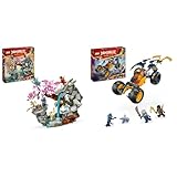 LEGO NINJAGO Drachenstein-Tempel Drachen-Spielzeug mit 6 Ninja-Figuren &...