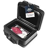 HMF 250451 Feuerfeste Wasserdichte Dokumentenbox | DIN A5 | 38,5 x 16,5 x...