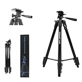 132,1 cm leichtes Stativ, Aluminiumlegierung, tragbares Kamerastativ,...