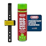 ABUS Feuerlöschspray Feuerstopp AFS625 fluorfrei + Halterung für Wand &...