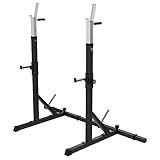 GORILLA SPORTS® Langhantelablage - 79 x 150-190 x 133 cm,...