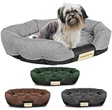 KING DOG Hundebett für mittelgroße Hunde Größe M 75x50 cm Wasserdichtes...