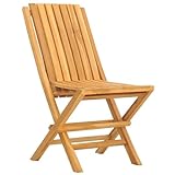 [Stühle aus Teakholz] Finlon Gartenstühle 4-teilig – klappbare...