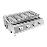 Propan Gasgrill Edelstahl Patio Garten Grill mit Einem Abnehmbaren...