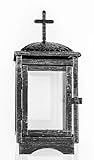 FÜNDIG Grablaterne Friedhofslaterne Höhe: 25cm Lampe perfekt für...