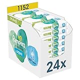 Pampers Harmonie Aqua Baby Feuchttücher, (24 x 48 stück), sanfter...