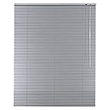 Alu Jalousie Aluminium Jalousette in Farbe Silber - Breite 40 bis 240 cm -...