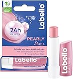 Labello Pearly Shine Lippenpflegestift, Lippenpflege mit schimmerndem...