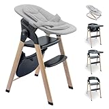 babyGO Levels Hochstuhl Newborn – mitwachsender Hochstuhl ab Baby,...