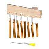 Musikglocken – 8 Noten Holzglocken für Yoga, Musikinstrument mit...
