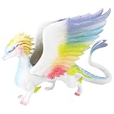 YUPDFGB Spielfigur Regenbogeneinhorn, Cartoon Tier Modell Mythische...