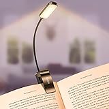 Gritin Leselampe Buch Klemme, Buchlampe mit 9 LEDs, 3 Farbtemperatur Modi,...