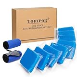 400g Auto Reinigungsknete Set mit Mikrofasertuch | Lackreinigungsknete...