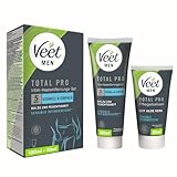 Veet Men Intim-Haarentfernungs-Set - Enthaarungscreme für den...