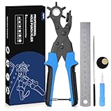 Lochzange für Leder [Volles Set], Diyife Gürtel Lochermit Komforthebel,...