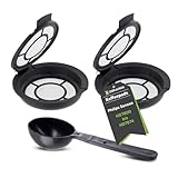 DEKAROX 2 x Kaffeepads Permanentfilter befüllbar für Melitta 180424 mit...