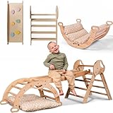 Goodevas 5-in-1 Montessori Klettergerüst Set: Indoor Kletterdreieck,...