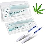 12 x Drogenschnelltest Dip-Karten für Cannabis,Drug test...