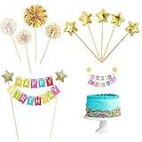 ZAMXHUG Kuchen Topper Bunting - Alles Gute zum Geburtstag Tortendeko Set,...