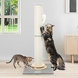 Globlazer Kratzstamm XXL, Kratzsäule Groß Stabil hoch 90 cm & 50 cm 2 IN...