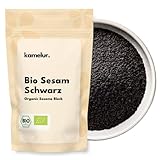 Kamelur Bio Sesam Schwarz (1kg) - Sesamsamen Nicht Geröstet Und Ohne...