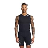 2XU Herren Core Trisuit, schwarz/weiß, L