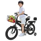 CUMELLIIR Kinderfahrrad 14 Zoll Jungen Mädchen, Fahrrad Mit Stützräder,...