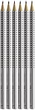 Faber-Castell 117697-6 Bleistifte GRIP 2001, Härtegrad: HB, Schaftfarbe:...