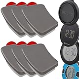 6 Ersatz Metallplättchen mit Klebepad passend für OOONO CO-Driver NO2,...