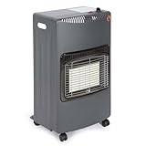 Wiltec mobile Gasheizung 4,2 kW, Gasheizstrahler 42 x 36 x 73 cm,...