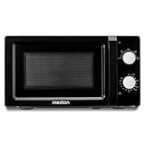 MEDION Mikrowelle (20 Liter, 700 Watt, klein kompakt und platzsparend, 5...
